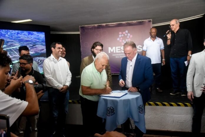 Convênio com o Governo do ES garante R$ 20 milhões para implantação do Distrito Industrial de Pacotuba em Cachoeiro - Prefeitura de Cachoeiro de Itapemirim