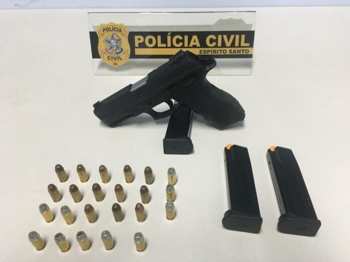 Delegacia de Guaçuí apreende arma de fogo no bairro Vila dos Professores