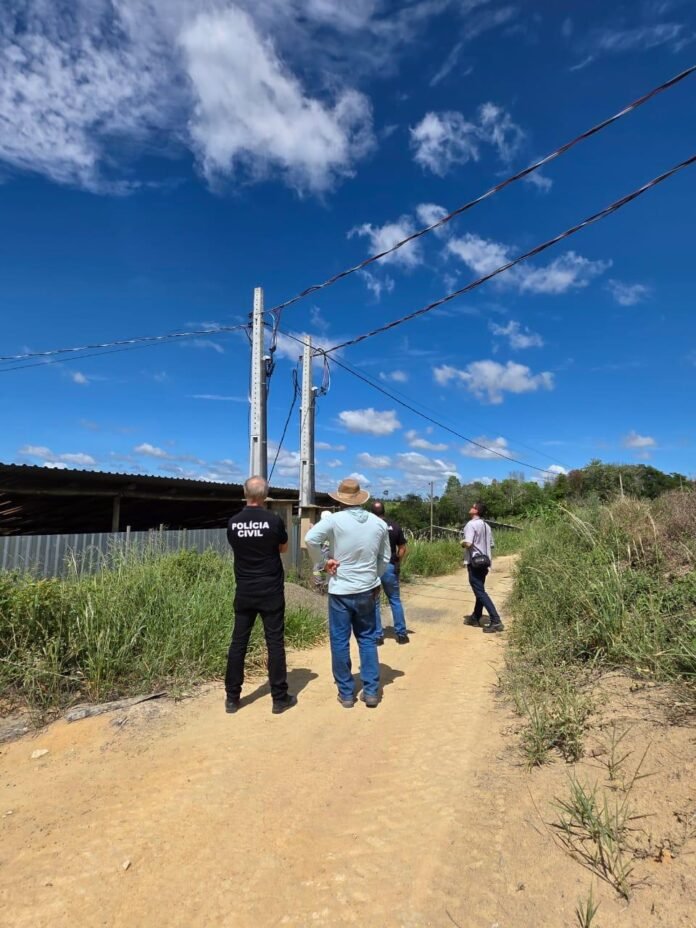 PCES, PCIES e EDP flagram desvio de energia abastecia bombas de irrigação em propriedade rural em Nova Venécia