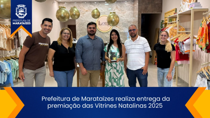 Prefeitura de Marataízes realiza entrega da premiação das Vitrines Natalinas 2025