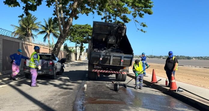 Notícia Prefeitura realiza operação tapa buraco - Prefeitura Municipal de Anchieta