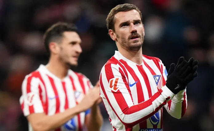 Atlético de Madrid testa Griezmann como meio-campista antes da partida contra o Barcelona