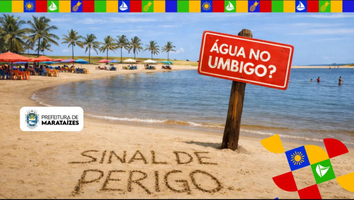 Muito cuidado ao entrar na água no mar e nas lagoas