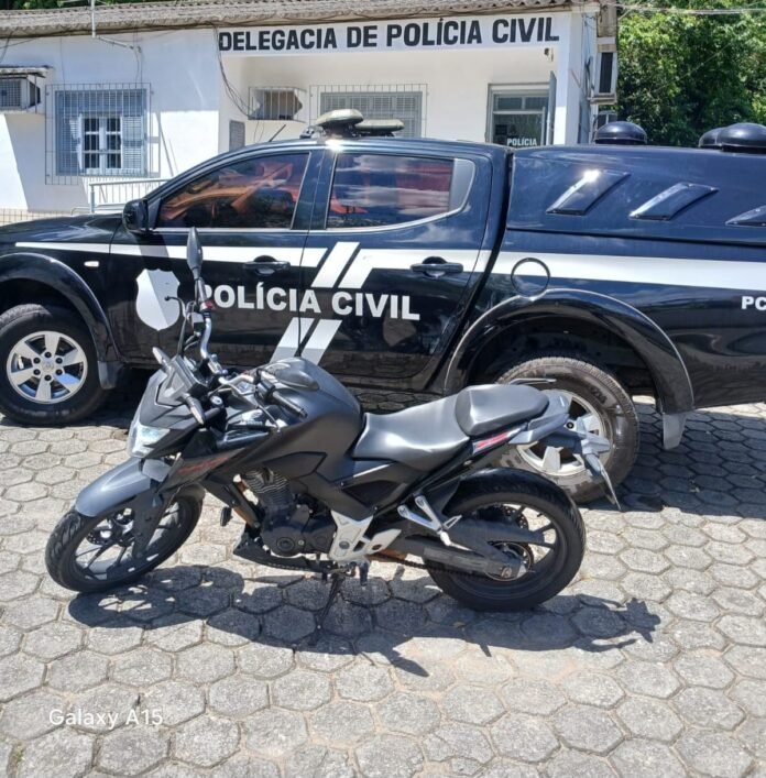 Polícia Civil apreende motocicleta ligada à Operação Acioli em João Neiva