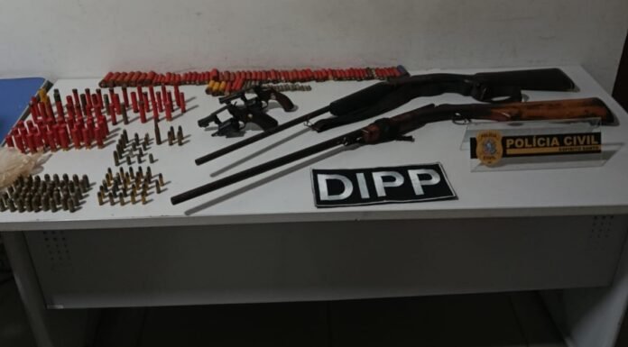 PCES e PPES prendem foragido por homicídio qualificado e apreende armas na zona rural de São Mateus