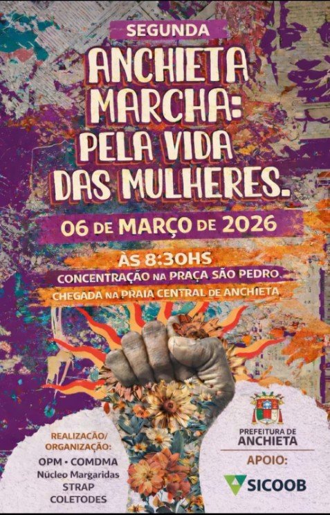 Notícia Anchieta realiza nesta sexta-feira (06) a segunda Marcha pela Vida das Mulheres - Prefeitura Municipal de Anchieta