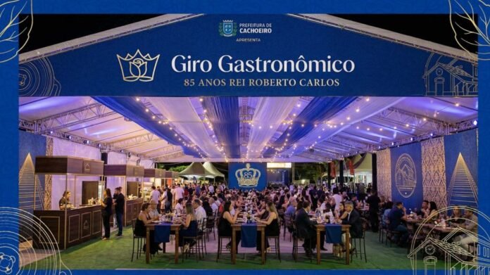 Cachoeiro terá 1º Festival do Rei para celebrar os 85 anos de Roberto Carlos com gastronomia e música boa - Prefeitura de Cachoeiro de Itapemirim
