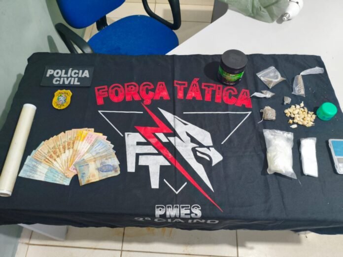 Operação “Família do Crime” prende três suspeitos de comandar tráfico de drogas em Afonso Cláudio