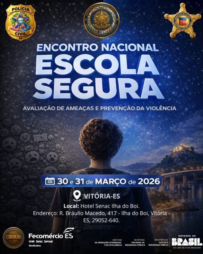 PCES sedia Encontro Nacional “Escola Segura” com foco na prevenção da violência escolar