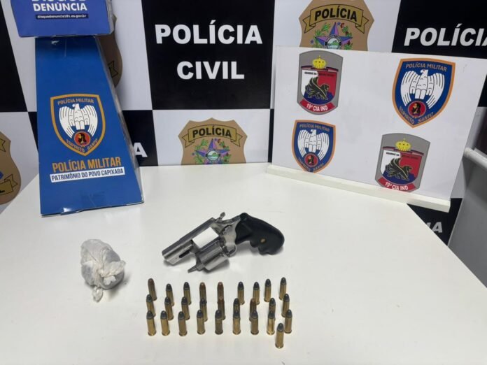 Foragido acusado de tentativa de homicídio e tráfico de drogas é preso com arma e droga em Pinheiros