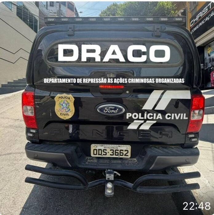 Draco apoia operação da Polícia Civil do Paraná e prende investigado por envolvimento com o tráfico em Vila Velha