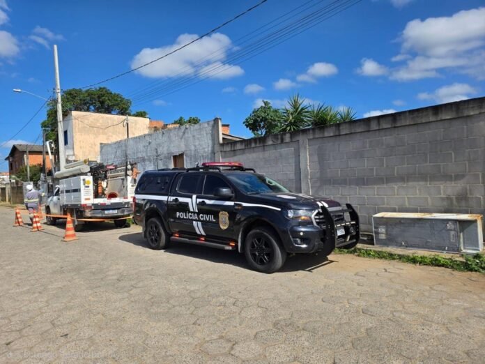 PCES, PCIES e EDP identificam furto de energia elétrica em ferro-velho de Linhares