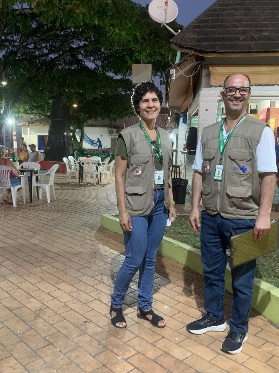 Notícia Vigilância Sanitária realiza orientações noturnas em Anchieta - Prefeitura Municipal de Anchieta