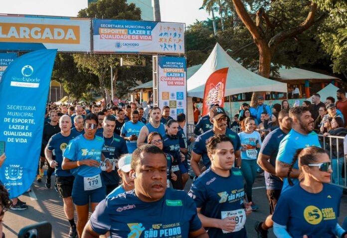Corrida de São Pedro abre as comemorações da Festa de Cachoeiro neste fim de semana - Prefeitura de Cachoeiro de Itapemirim