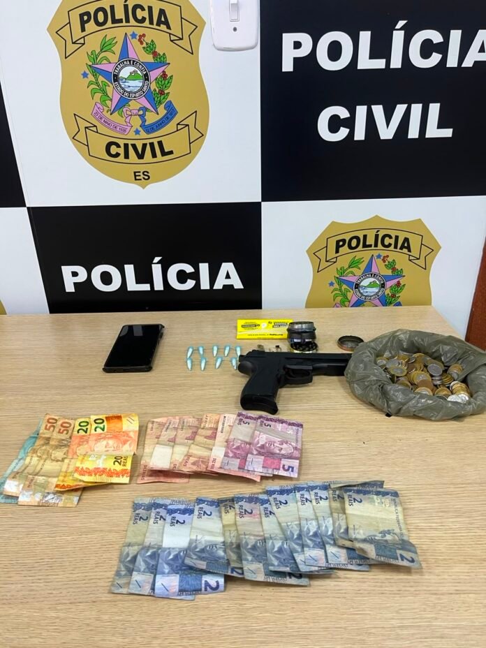 Operação integrada resulta em prisão por tráfico de drogas e apreensão de entorpecentes em Presidente Kennedy