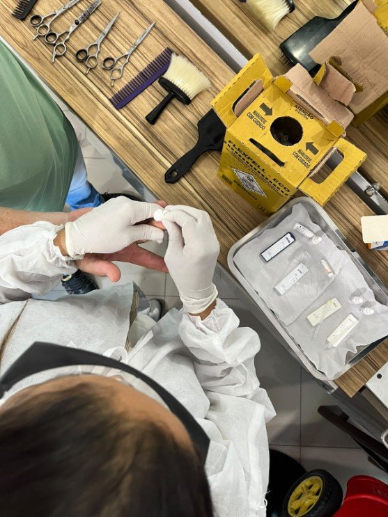 Notícia Prevenção às hepatites virais em barbearias e escolas de Anchieta - Prefeitura Municipal de Anchieta