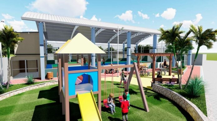 Notícia Comunidade de Limeira receberá nova quadra poliesportiva coberta e praça revitalizada - Prefeitura Municipal de Anchieta