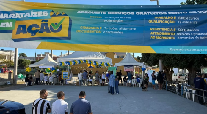 Dia de prestação de serviços e cidadania no bairro Santa Teresa