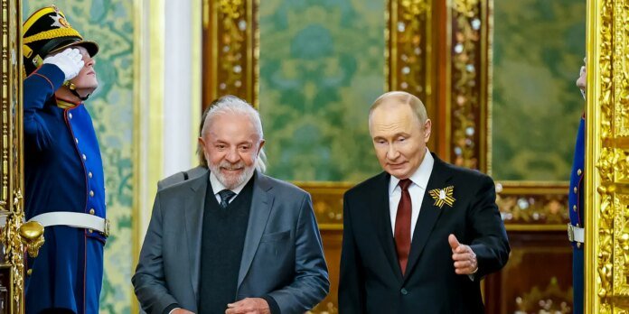 Lula conversa com Putin sobre comércio e geopolítica