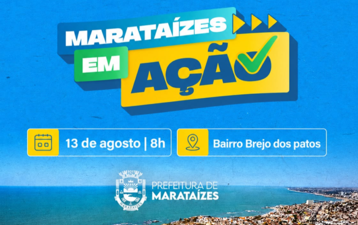 Mutirão de Serviços Marataízes em Ação chega a Brejo dos Patos