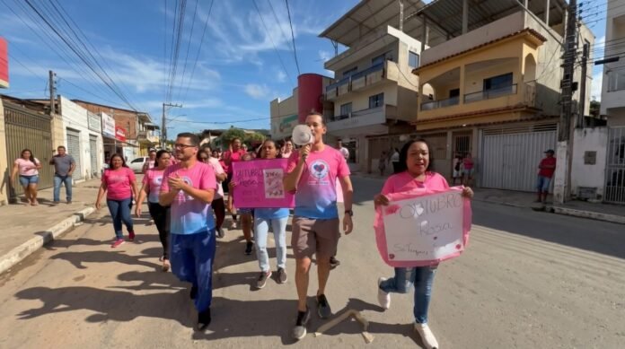Prefeitura de Cachoeiro encerra Outubro Rosa com caminhada em Itaóca - Prefeitura de Cachoeiro de Itapemirim