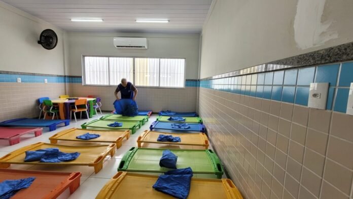 Reforma da escola Zilma Coelho entra na etapa final - Prefeitura de Cachoeiro de Itapemirim